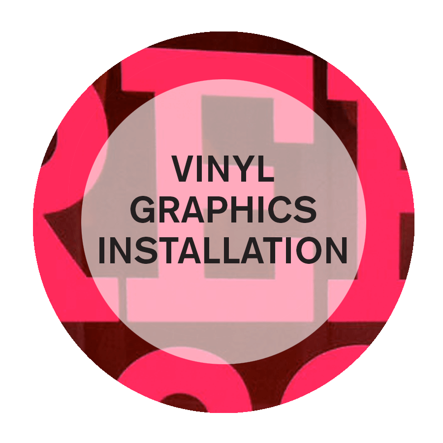 Vinyl Graphics Installation in NYC