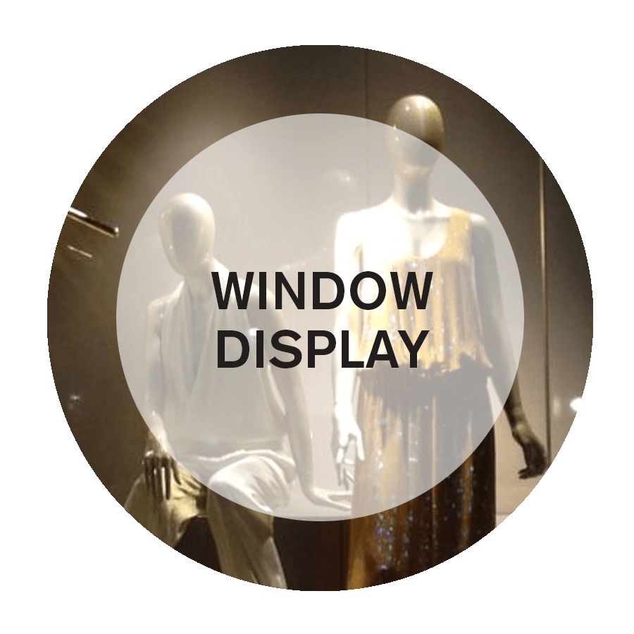speciality design for window display in NYC
