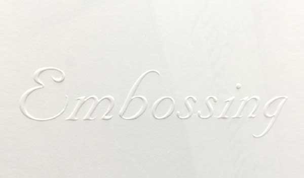 Print Embossing Services in NYC
